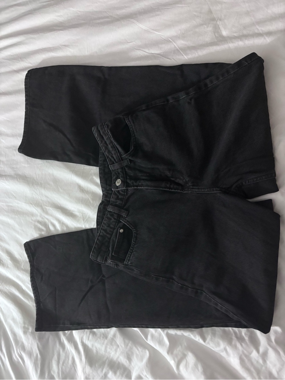 H&M High Waist Black Jeans